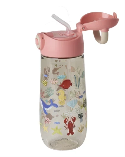 Rice - Kids Drikkedunk - Koral - Ocean Print